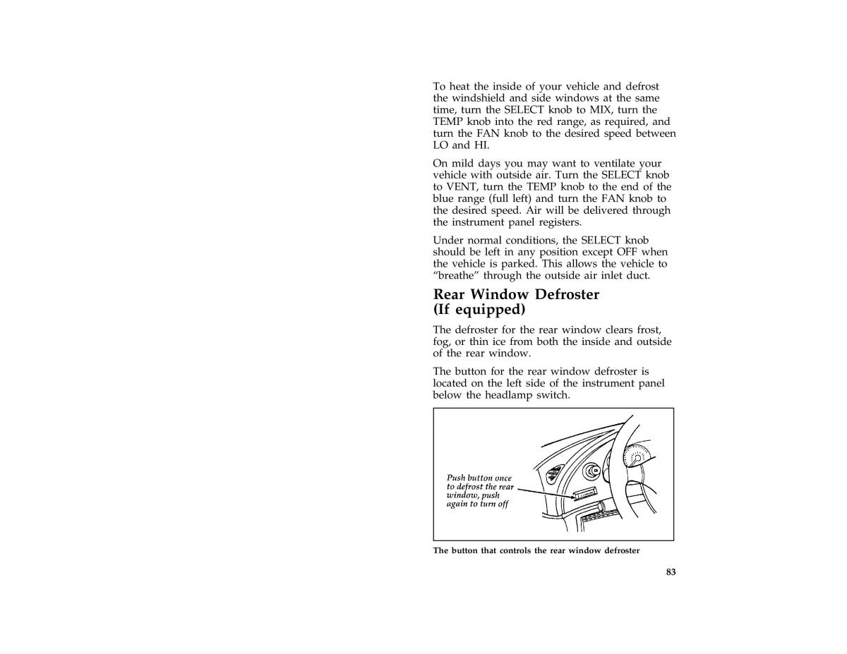 Ford Mustang IV 4 owners manual / page 83