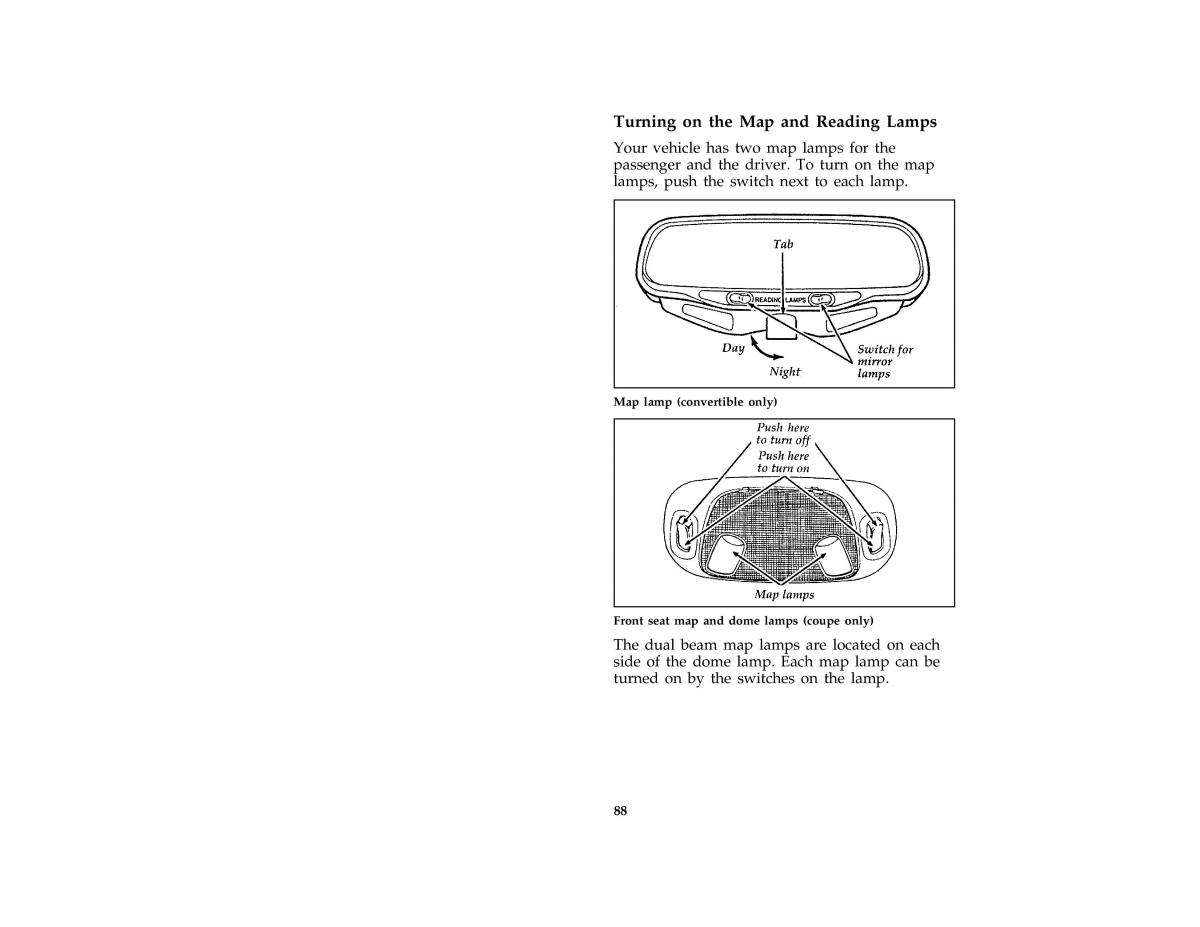 Ford Mustang IV 4 owners manual / page 88