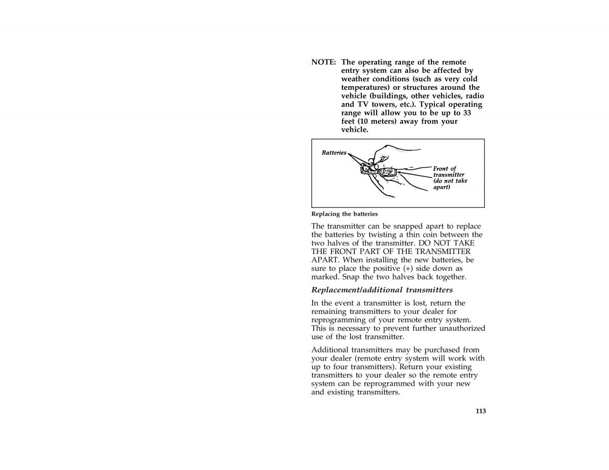 Ford Mustang IV 4 owners manual / page 111