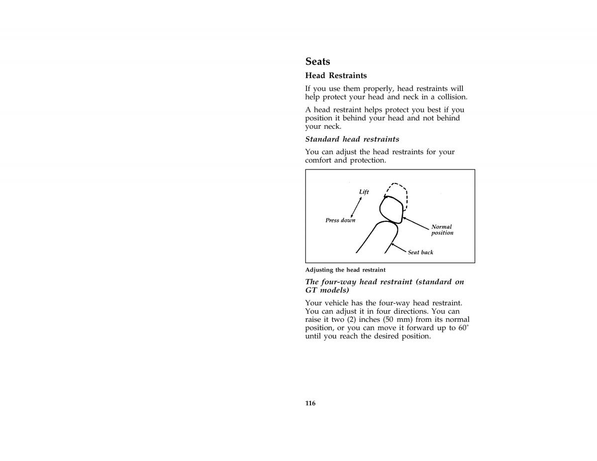 Ford Mustang IV 4 owners manual / page 114