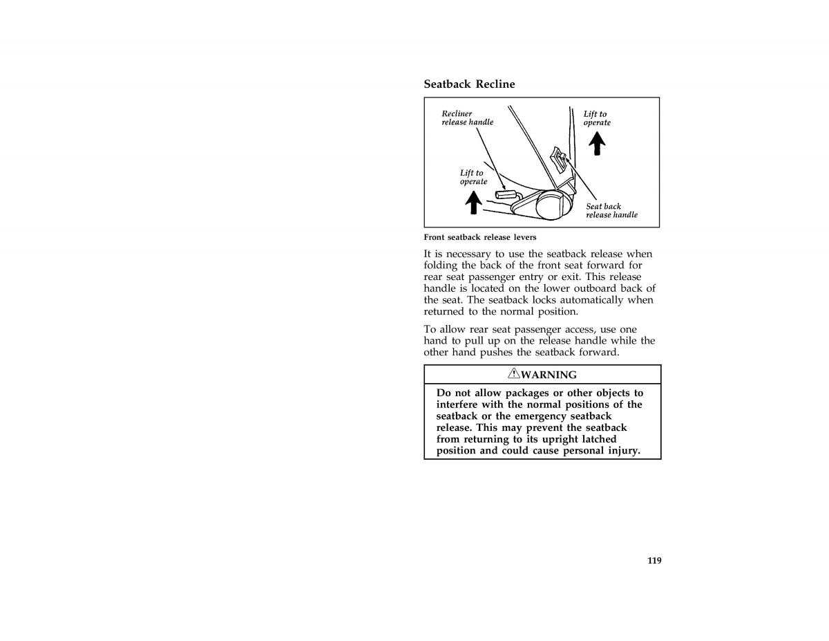 Ford Mustang IV 4 owners manual / page 117