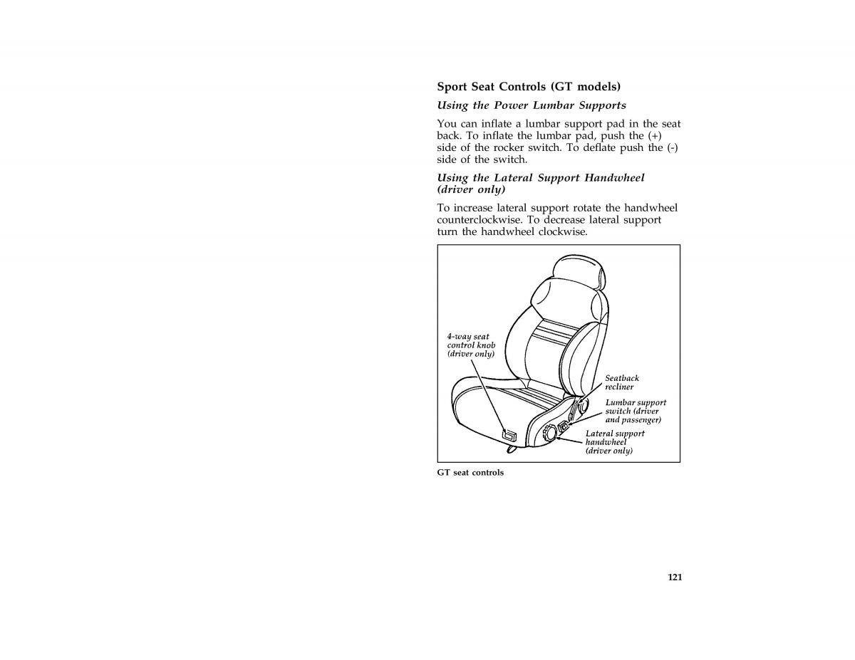 Ford Mustang IV 4 owners manual / page 119