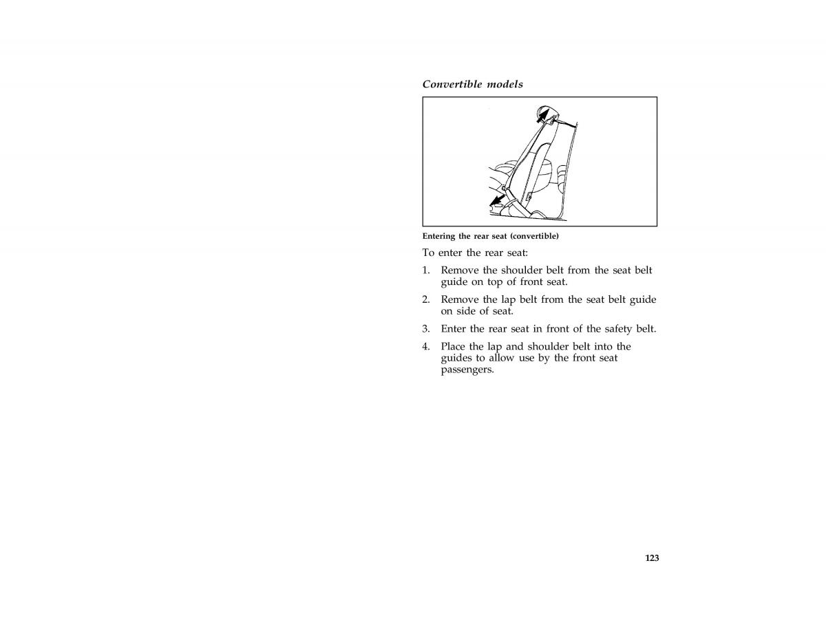 Ford Mustang IV 4 owners manual / page 121