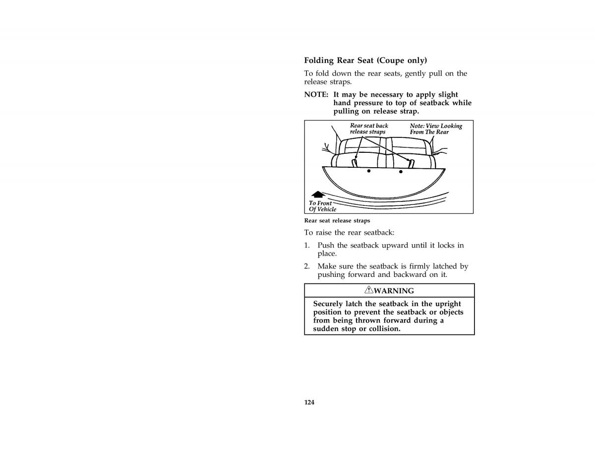 Ford Mustang IV 4 owners manual / page 122