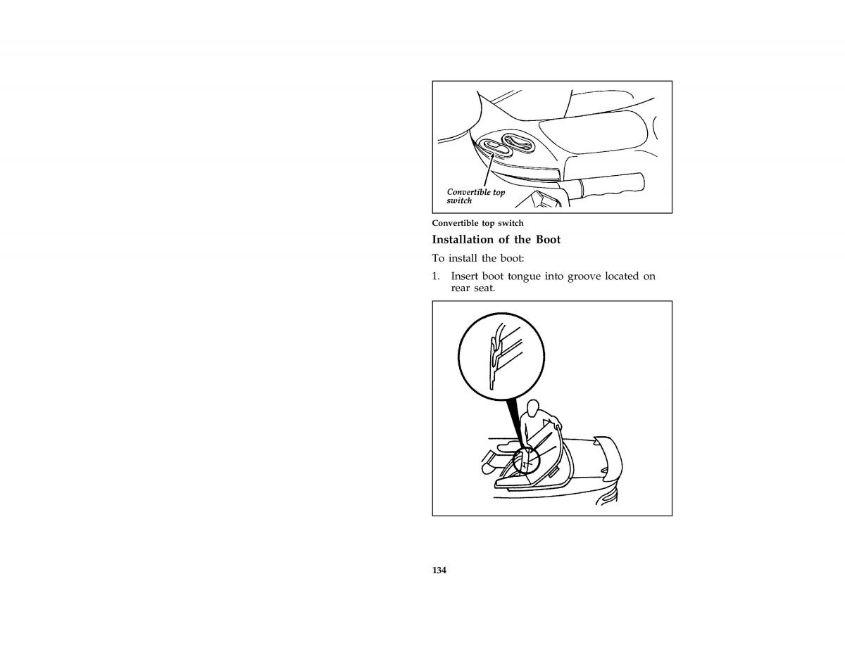 Ford Mustang IV 4 owners manual / page 132