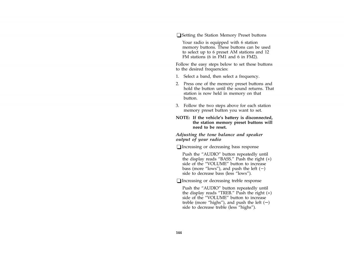 Ford Mustang IV 4 owners manual / page 141