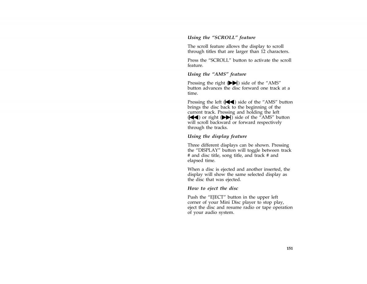 Ford Mustang IV 4 owners manual / page 148