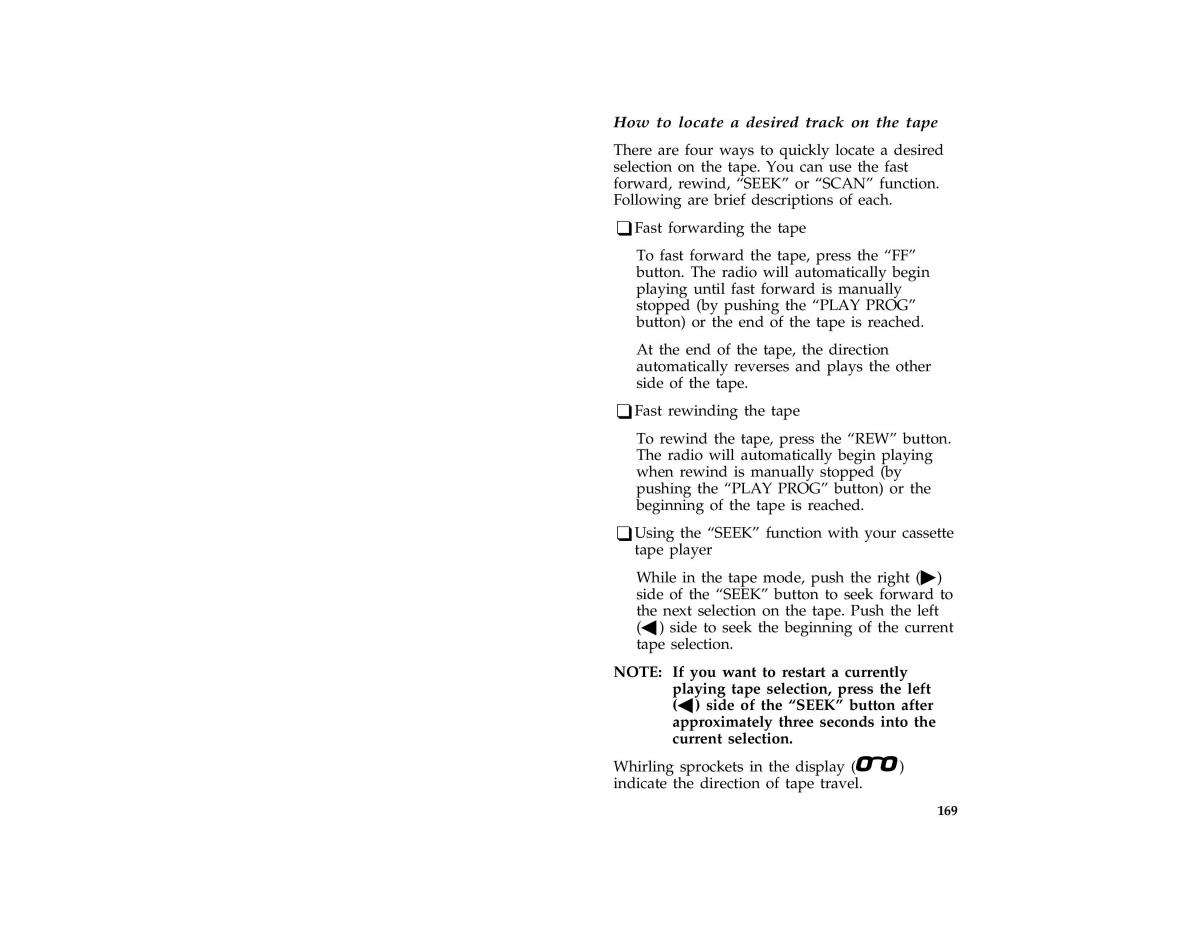 Ford Mustang IV 4 owners manual / page 166