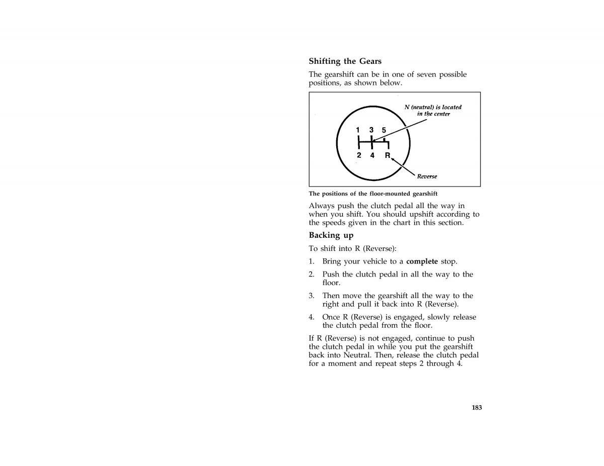 Ford Mustang IV 4 owners manual / page 179