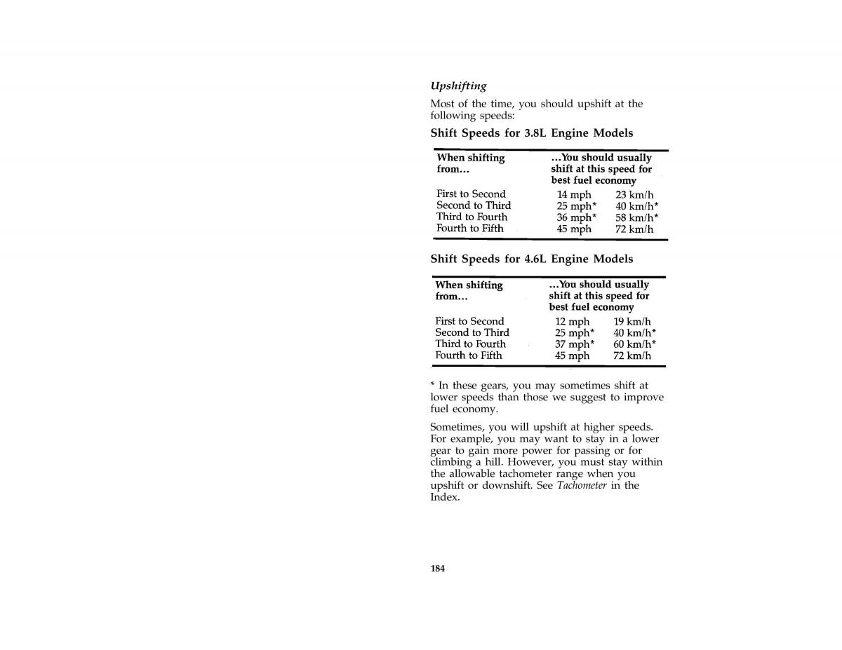 Ford Mustang IV 4 owners manual / page 180