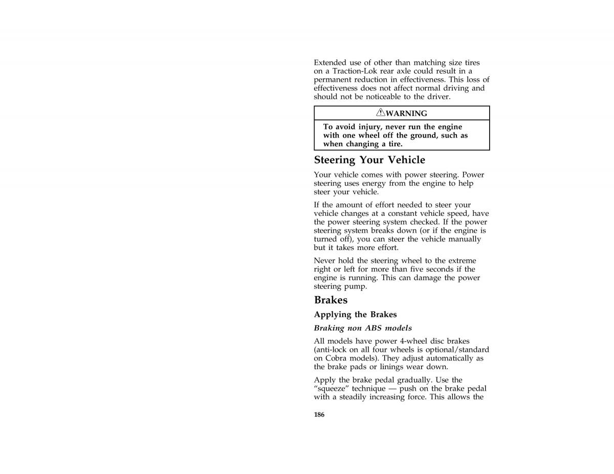 Ford Mustang IV 4 owners manual / page 182