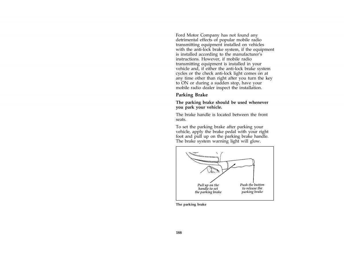 Ford Mustang IV 4 owners manual / page 184