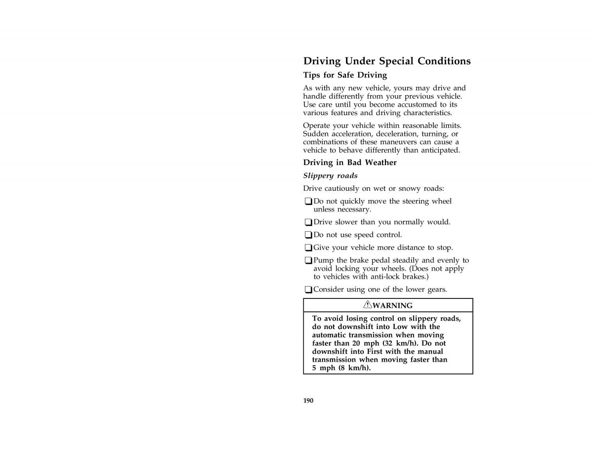 Ford Mustang IV 4 owners manual / page 186