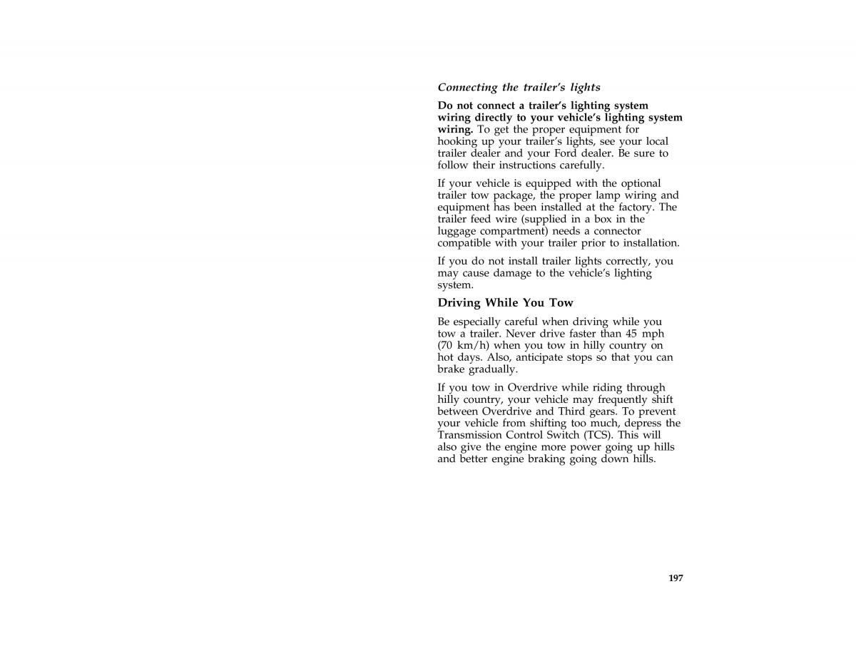 Ford Mustang IV 4 owners manual / page 193