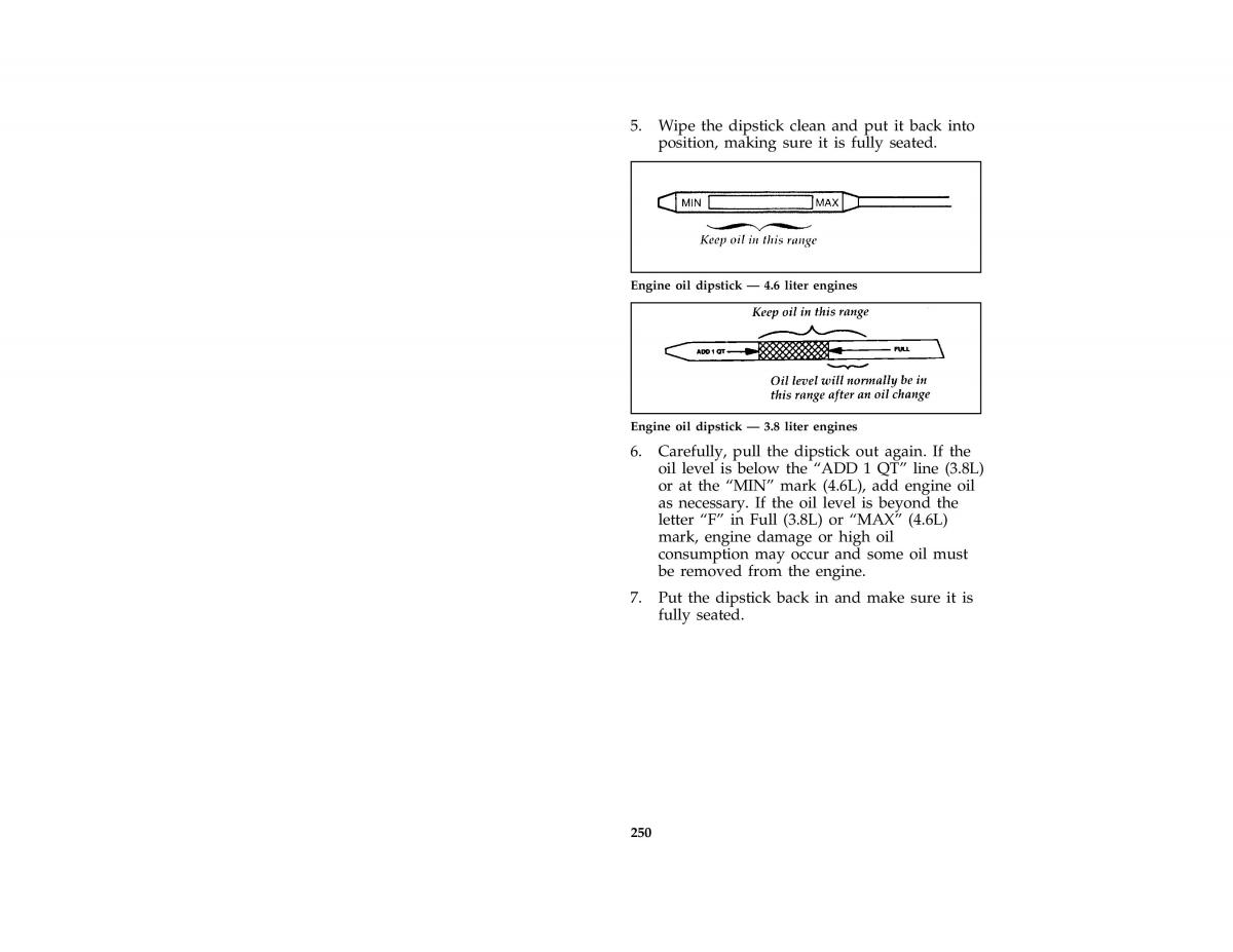 Ford Mustang IV 4 owners manual / page 244