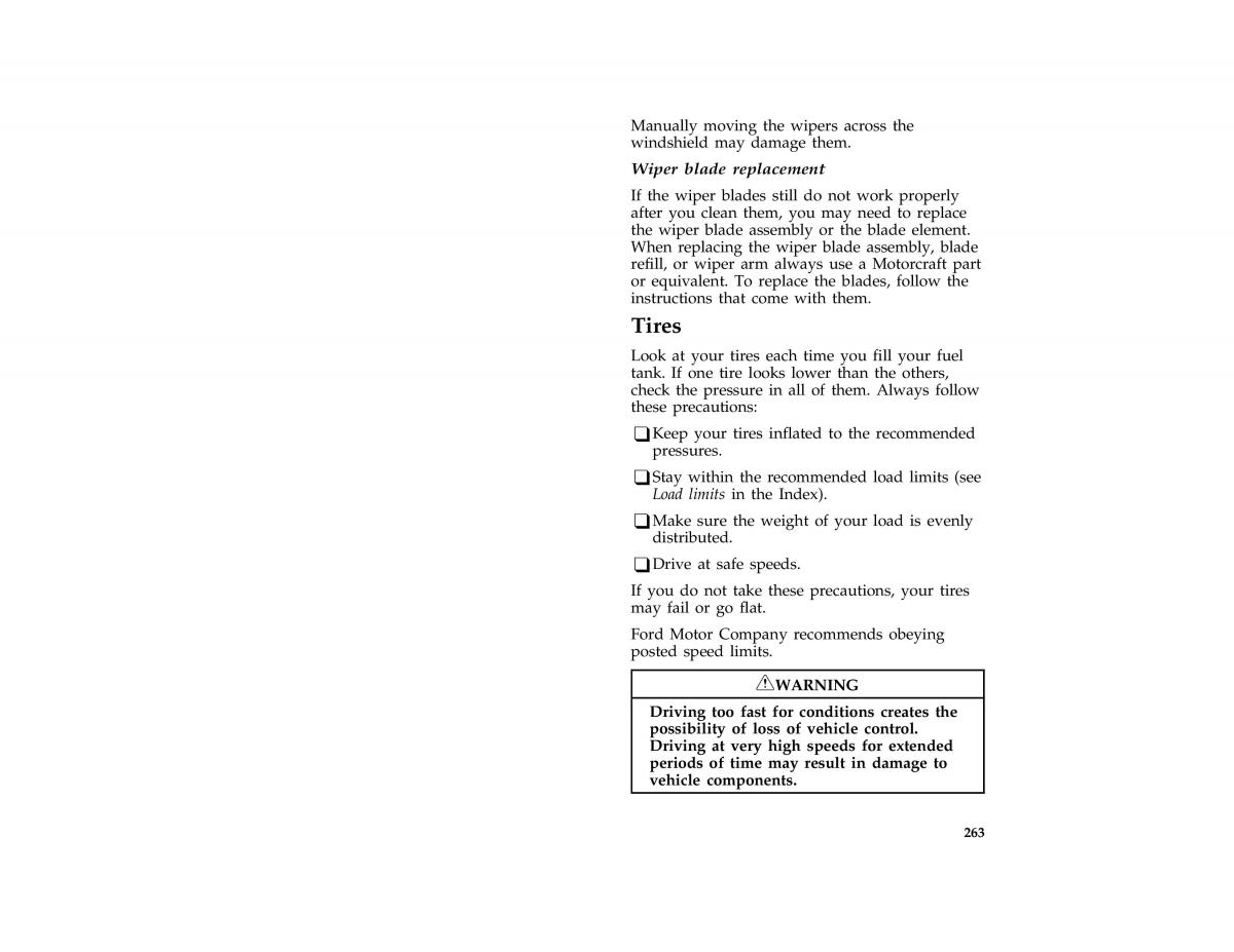 Ford Mustang IV 4 owners manual / page 257