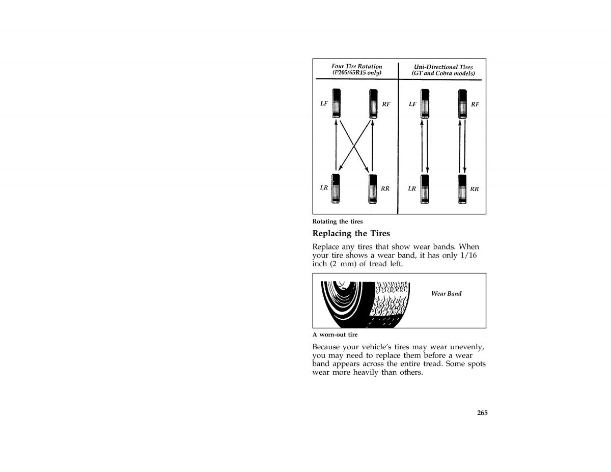 Ford Mustang IV 4 owners manual / page 259