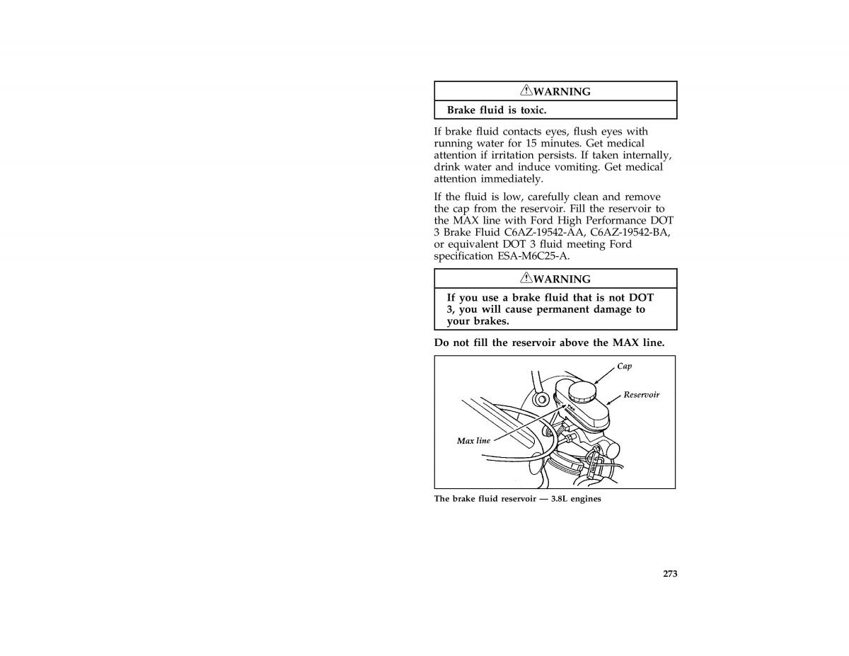 Ford Mustang IV 4 owners manual / page 267