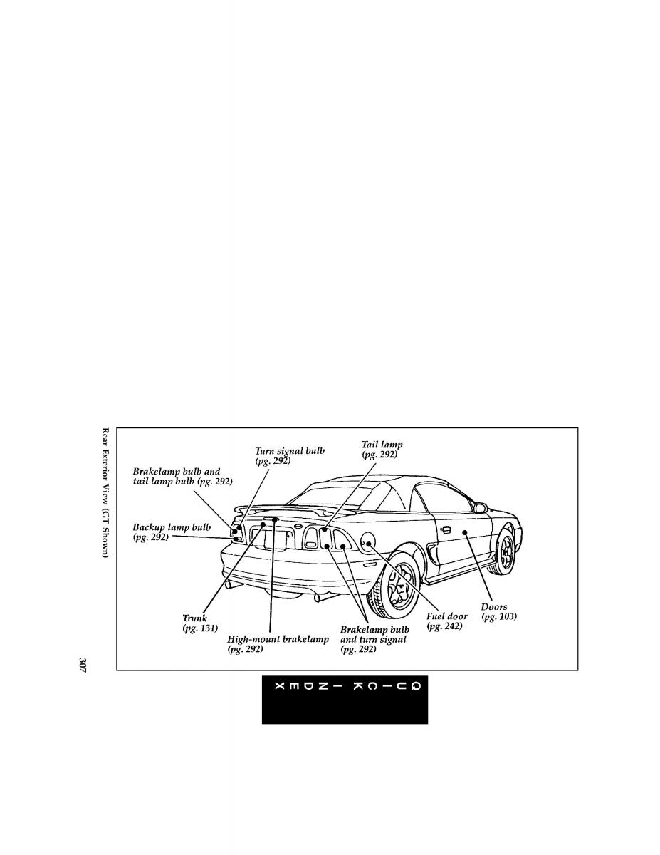 Ford Mustang IV 4 owners manual / page 301