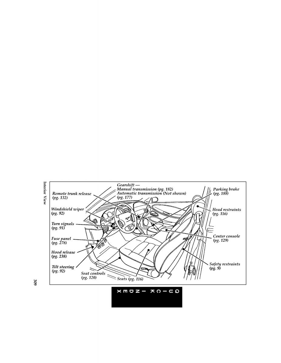 Ford Mustang IV 4 owners manual / page 303