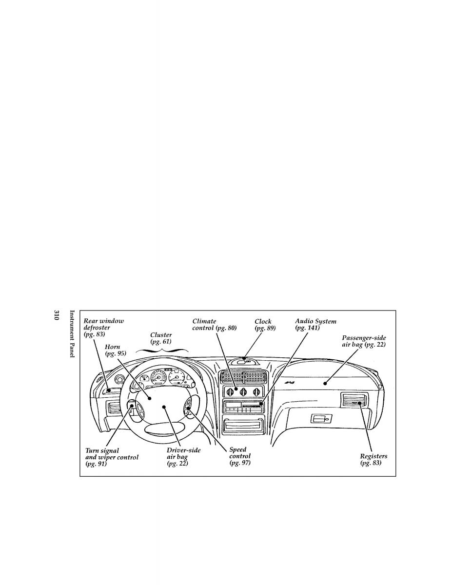 Ford Mustang IV 4 owners manual / page 304