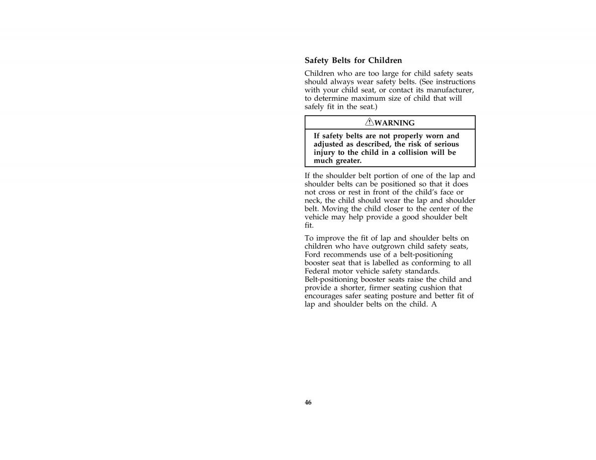 Ford Mustang IV 4 owners manual / page 48