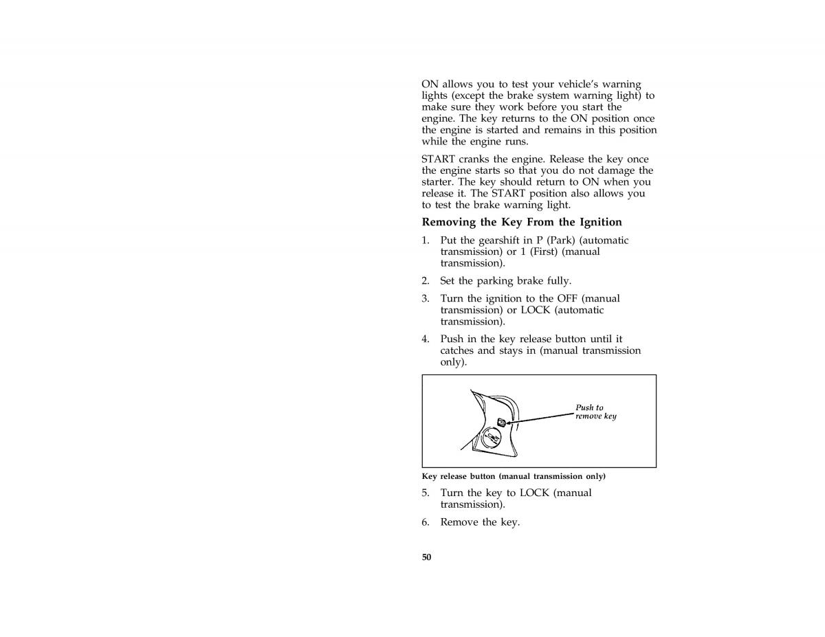 Ford Mustang IV 4 owners manual / page 51