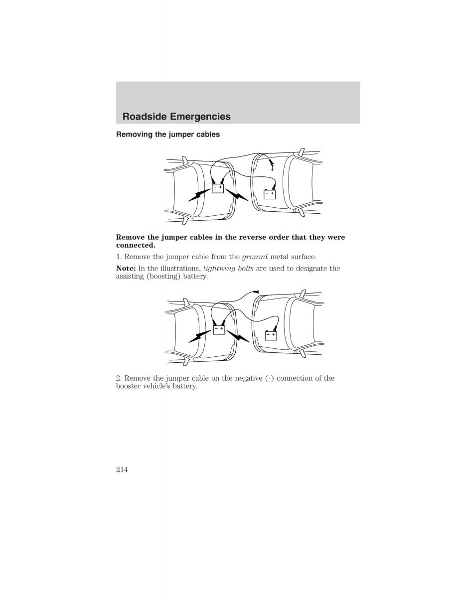 manual  Ford Ranger Mazda B Series owners manual / page 214