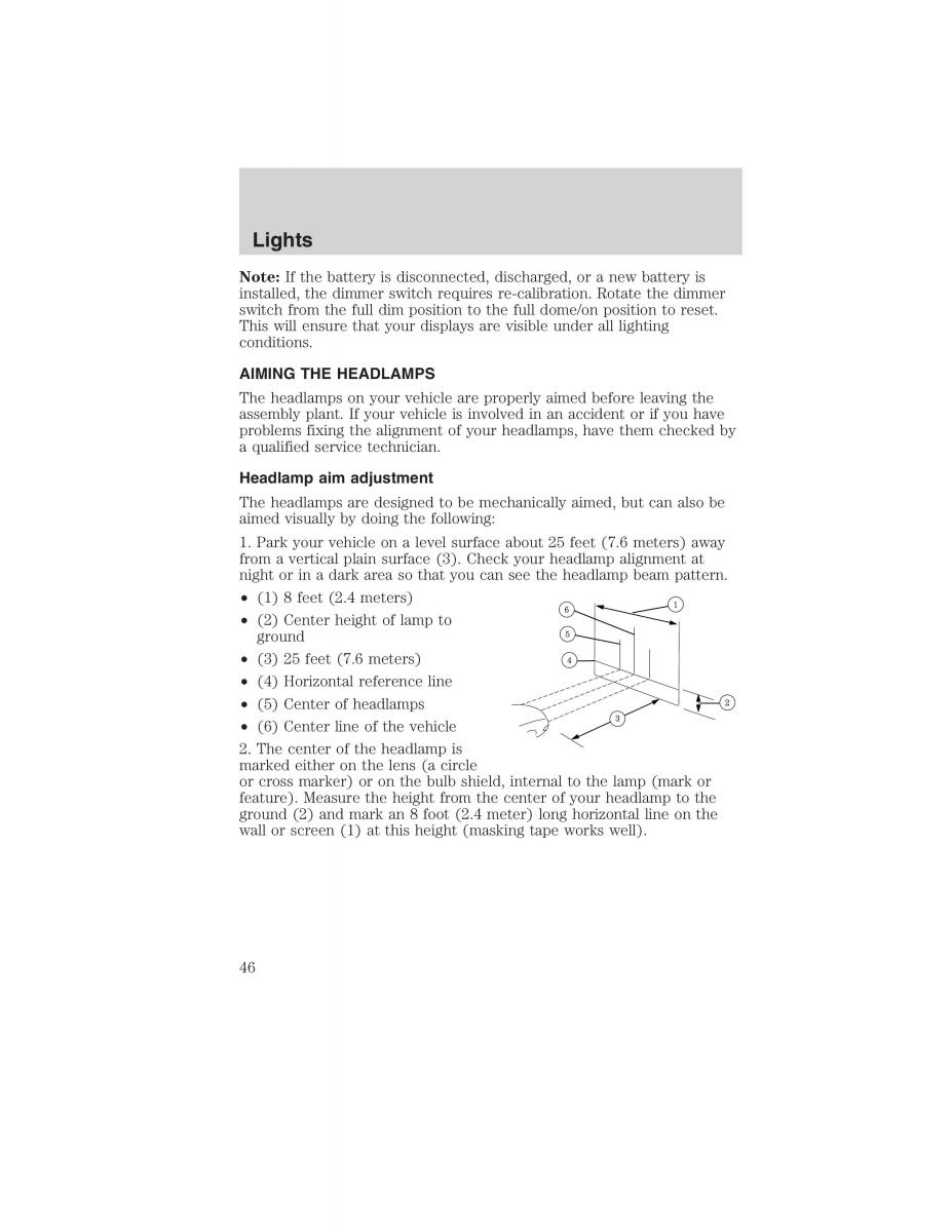 manual  Ford Ranger Mazda B Series owners manual / page 46