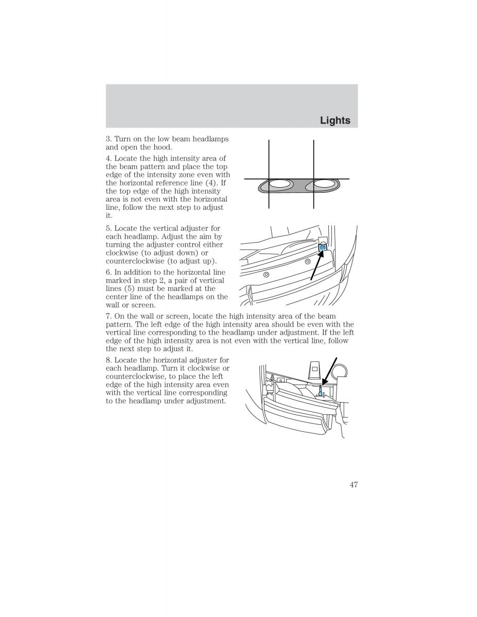 manual  Ford Ranger Mazda B Series owners manual / page 47