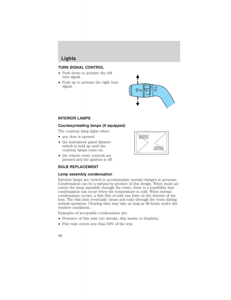 manual  Ford Ranger Mazda B Series owners manual / page 48