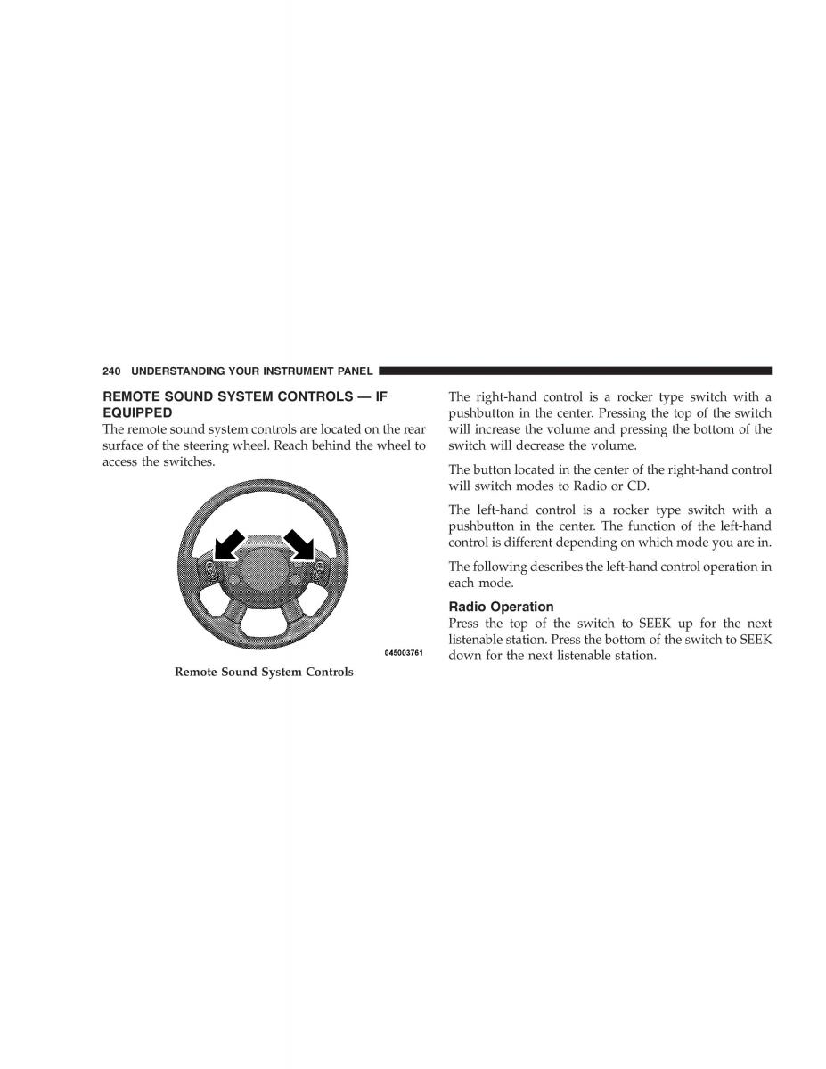 Jeep Patriot owners manual / page 242