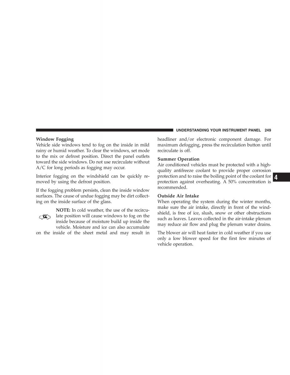 Jeep Patriot owners manual / page 251