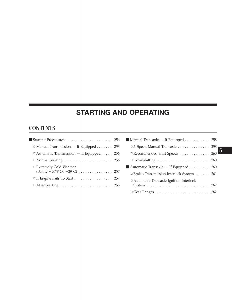 Jeep Patriot owners manual / page 253