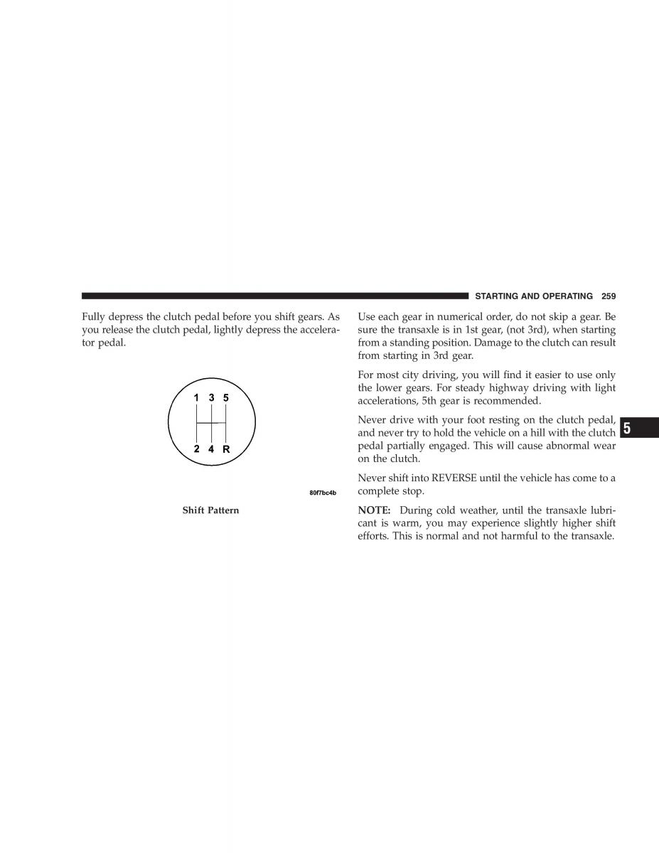 Jeep Patriot owners manual / page 261