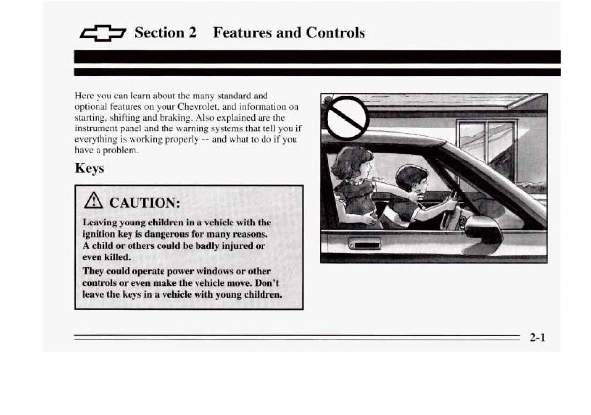 Chevrolet Monte Carlo V 5 owners manual / page 57