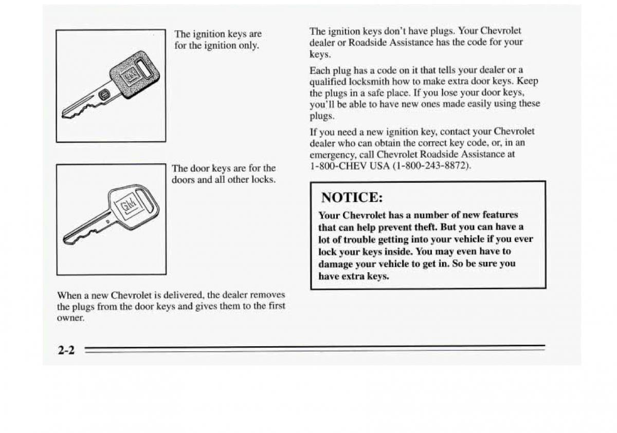 Chevrolet Monte Carlo V 5 owners manual / page 58