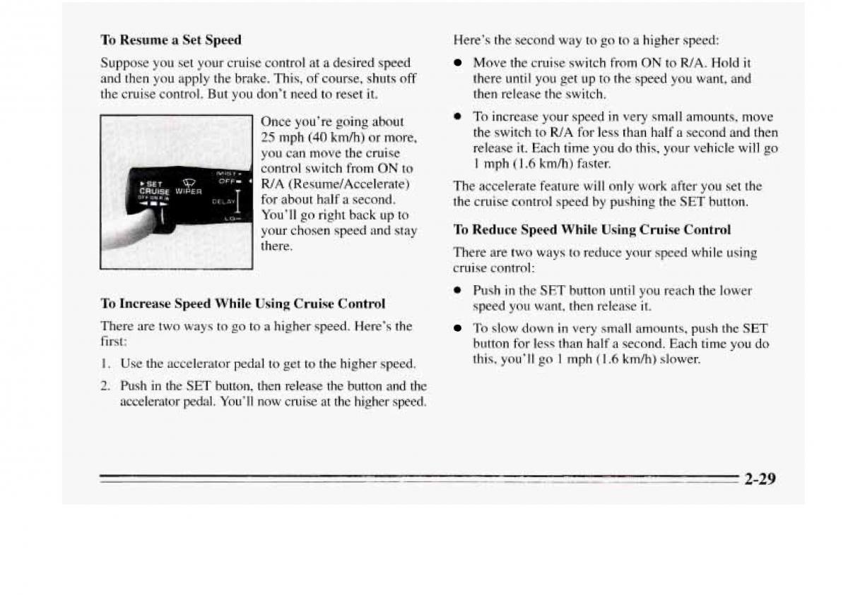 Chevrolet Monte Carlo V 5 owners manual / page 85