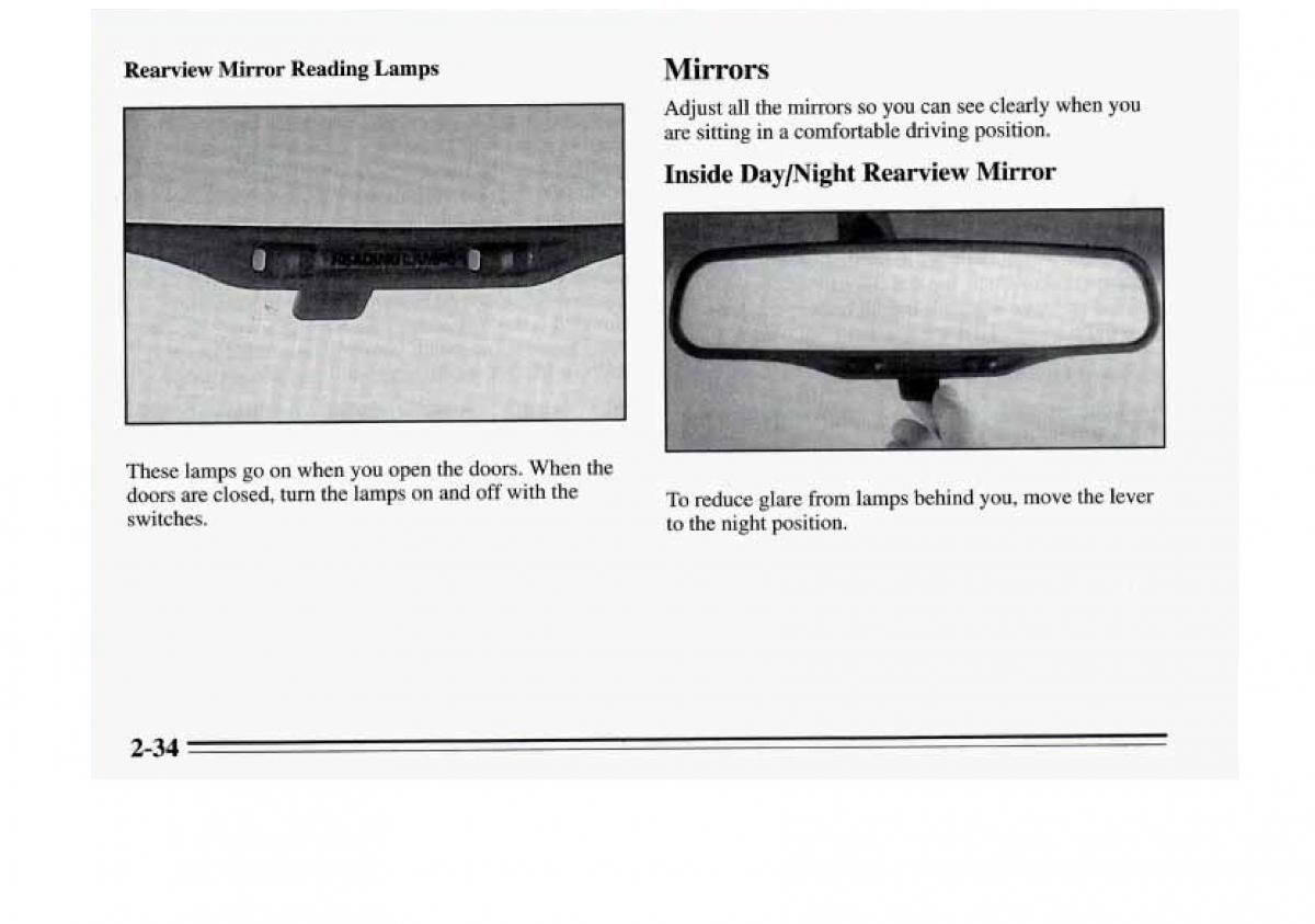 Chevrolet Monte Carlo V 5 owners manual / page 90