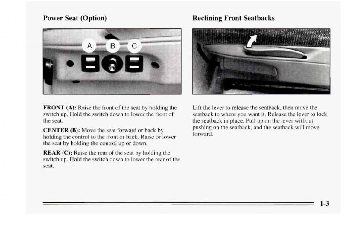 Chevrolet Monte Carlo V 5 owners manual / page 13