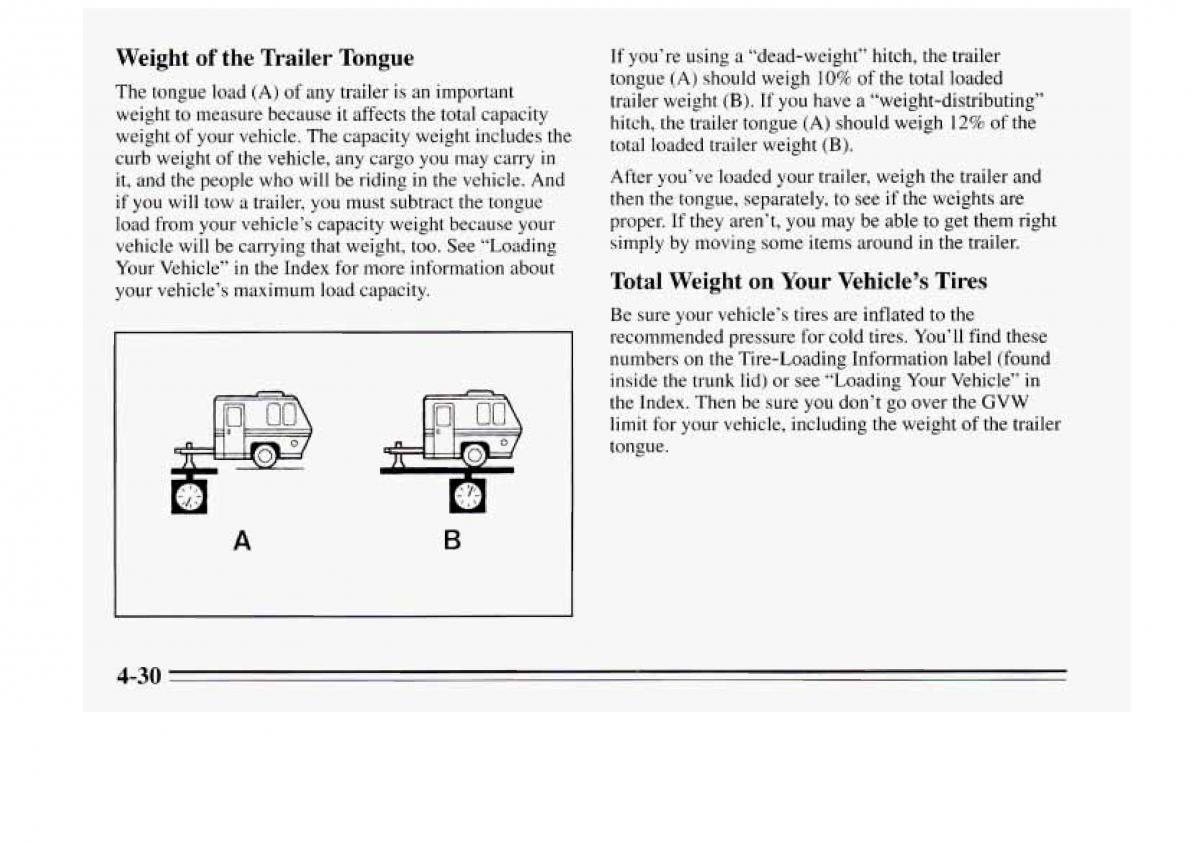 Chevrolet Monte Carlo V 5 owners manual / page 158