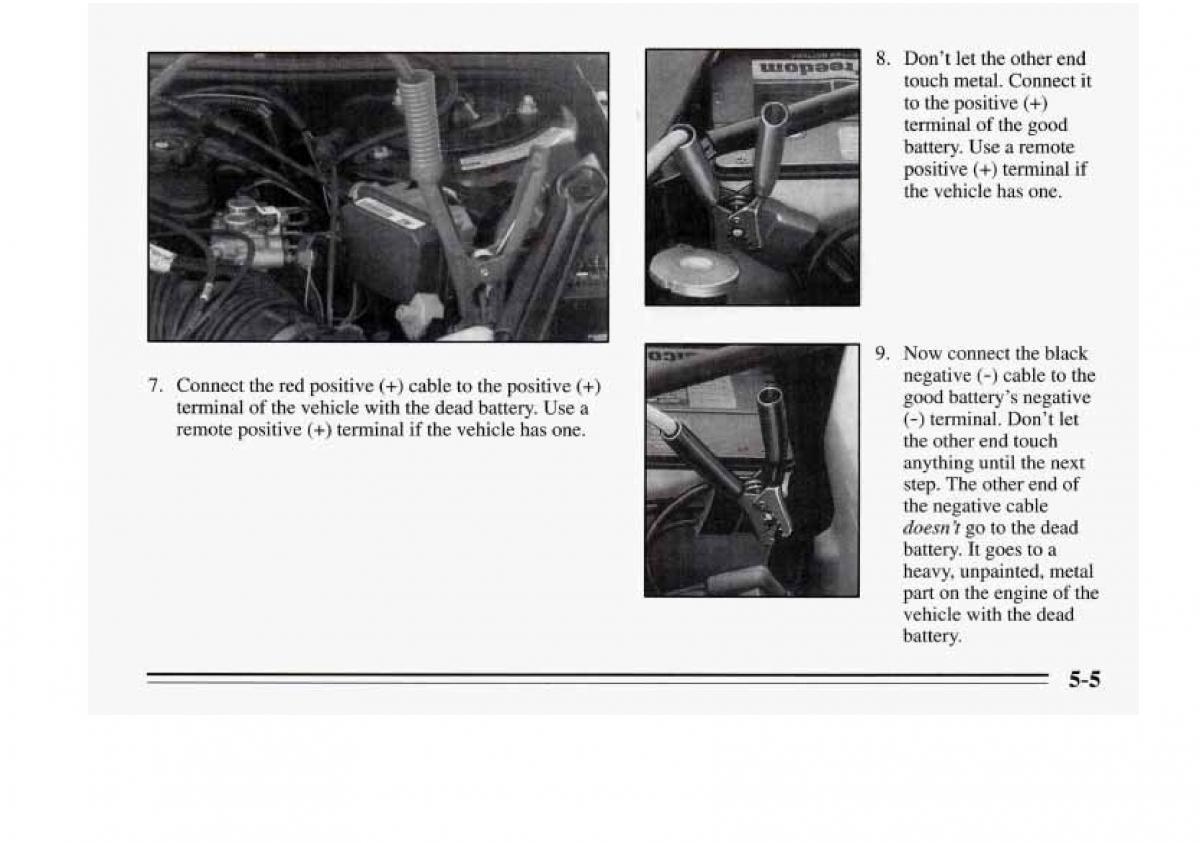 Chevrolet Monte Carlo V 5 owners manual / page 167