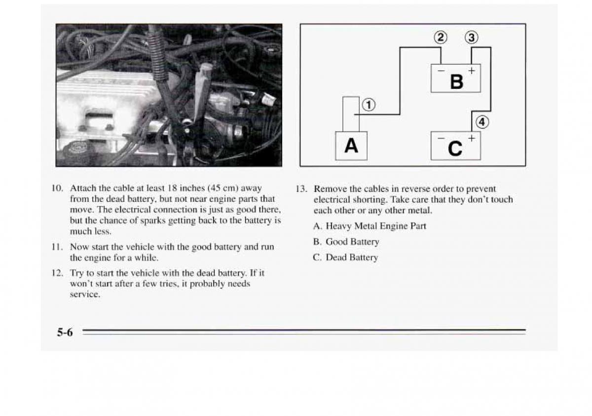 Chevrolet Monte Carlo V 5 owners manual / page 168