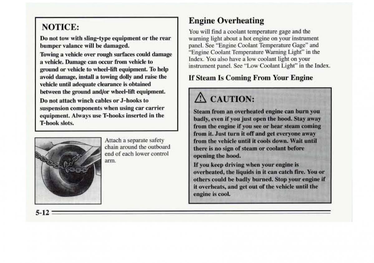 Chevrolet Monte Carlo V 5 owners manual / page 174