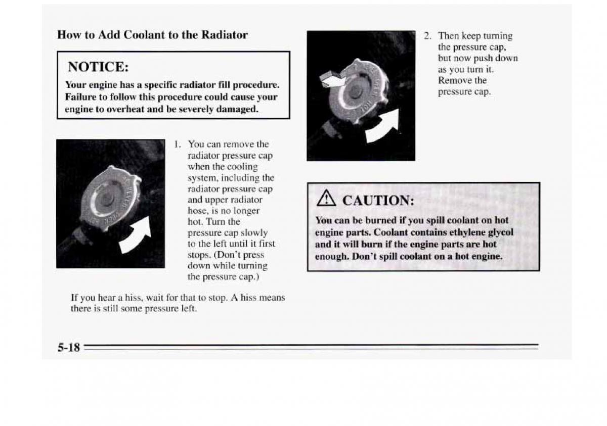 Chevrolet Monte Carlo V 5 owners manual / page 180