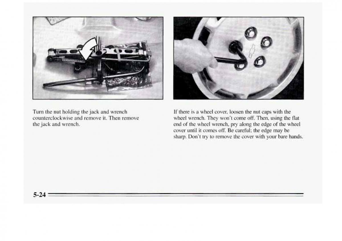 Chevrolet Monte Carlo V 5 owners manual / page 186