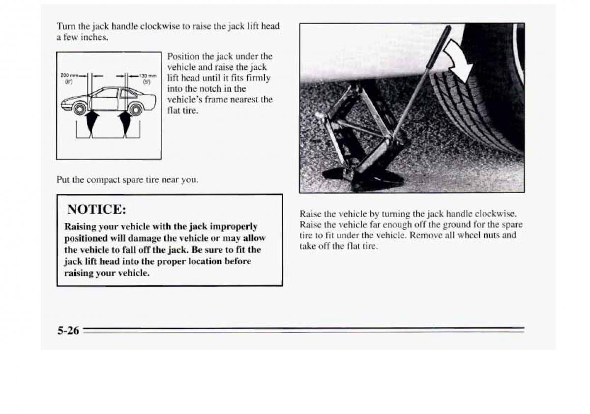 Chevrolet Monte Carlo V 5 owners manual / page 188