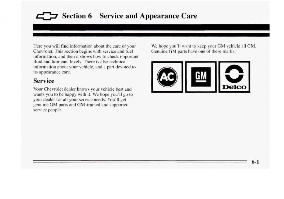 Chevrolet Monte Carlo V 5 owners manual / page 195