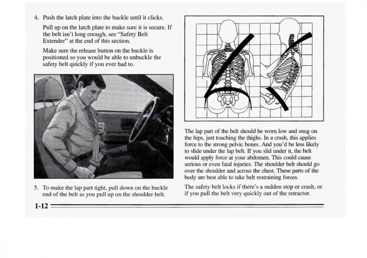 Chevrolet Monte Carlo V 5 owners manual / page 22