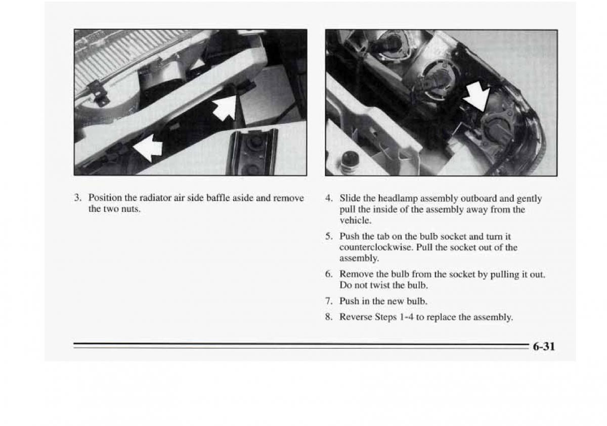 Chevrolet Monte Carlo V 5 owners manual / page 225